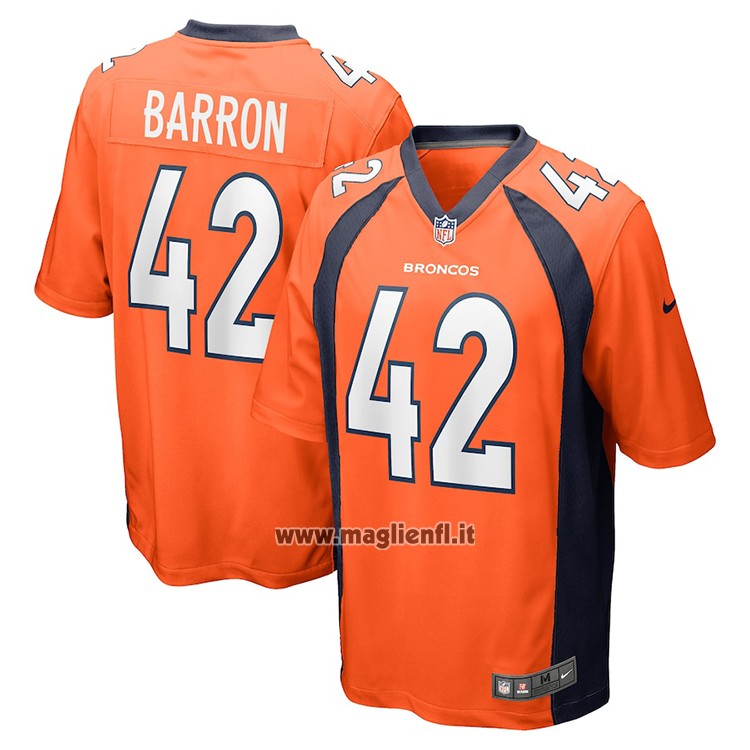 Maglia NFL Game Denver Broncos Mark Barron Arancione